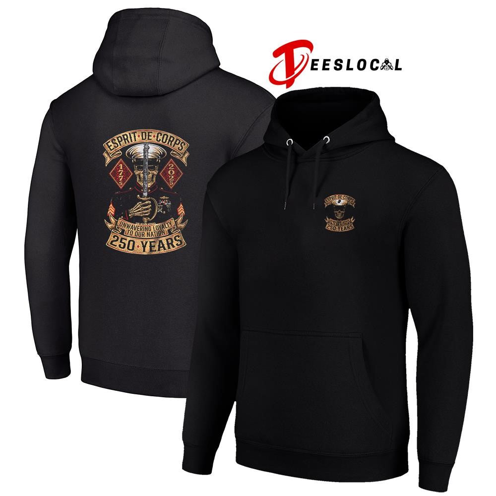 Esprit De Corps unwavering loyalty to our nation 250 years shirt