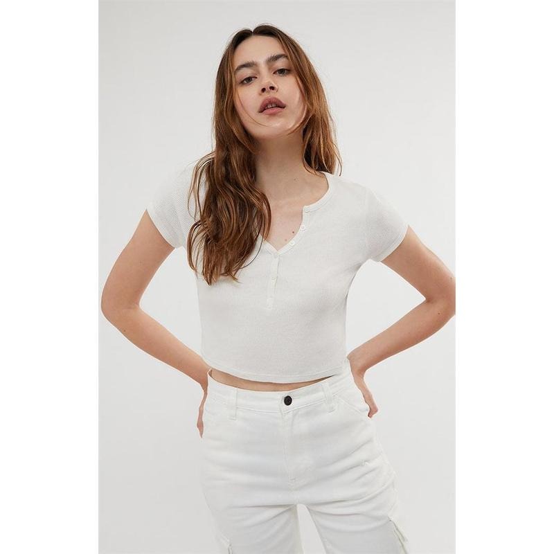 Est. PAC 1980 Women's V.I Henley T-Shirt Hoodie, Sweatshirt | PrintMintTees.com