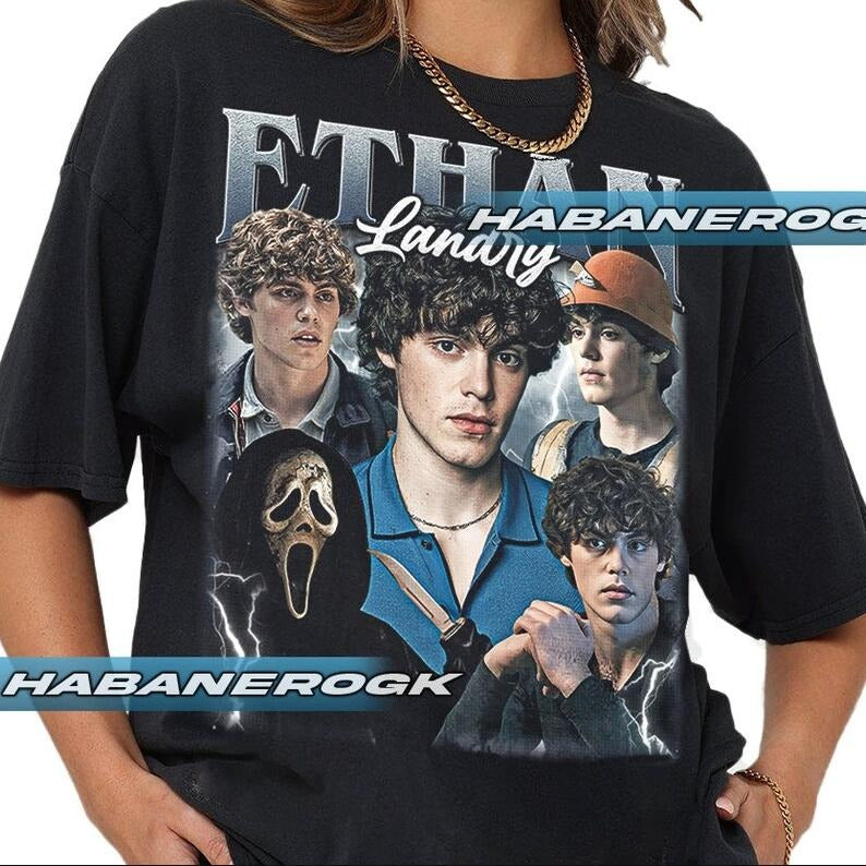 Ethan Landry Vintage T-Shirt, Gift For Women and Man Unisex T-Shirt Hoodie, Sweatshirt | PrintMintTees.com
