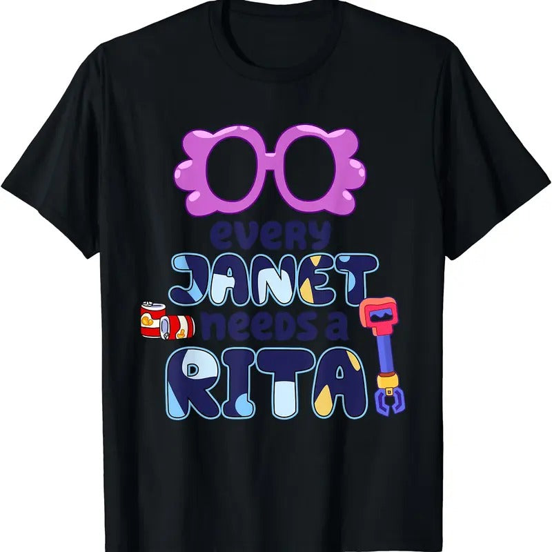 Every Janet Needs A Rita Magnet T-Shirt Hoodie Sweatshirt | PrintMintTees.com