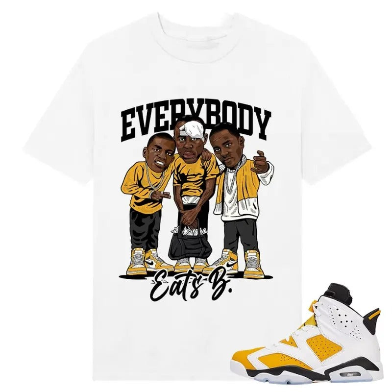 Everybody Eats B Tshirt, Shirt match Sneaker Classic Cotton Hoodie Sweatshirt | PrintMintTees.com