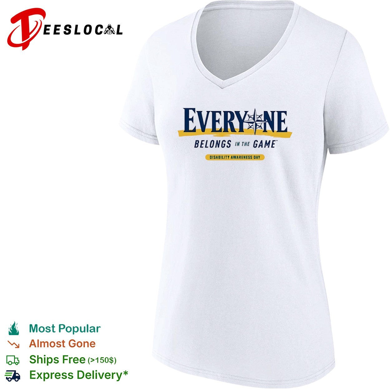 Everyone Belongs in the Game Disability Awareness Day Shirt