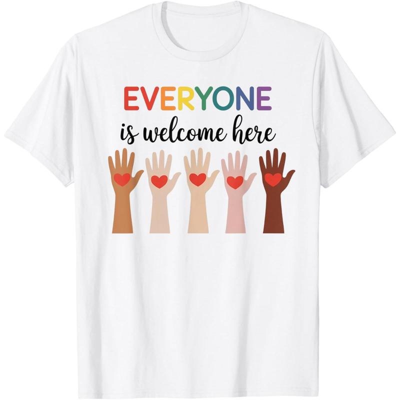 Everyone Is Welcome Here Idaho Teacher T-Shirtstyle{n002}2 Shirt Hoodie Sweatshirt | PrintMintTees.com