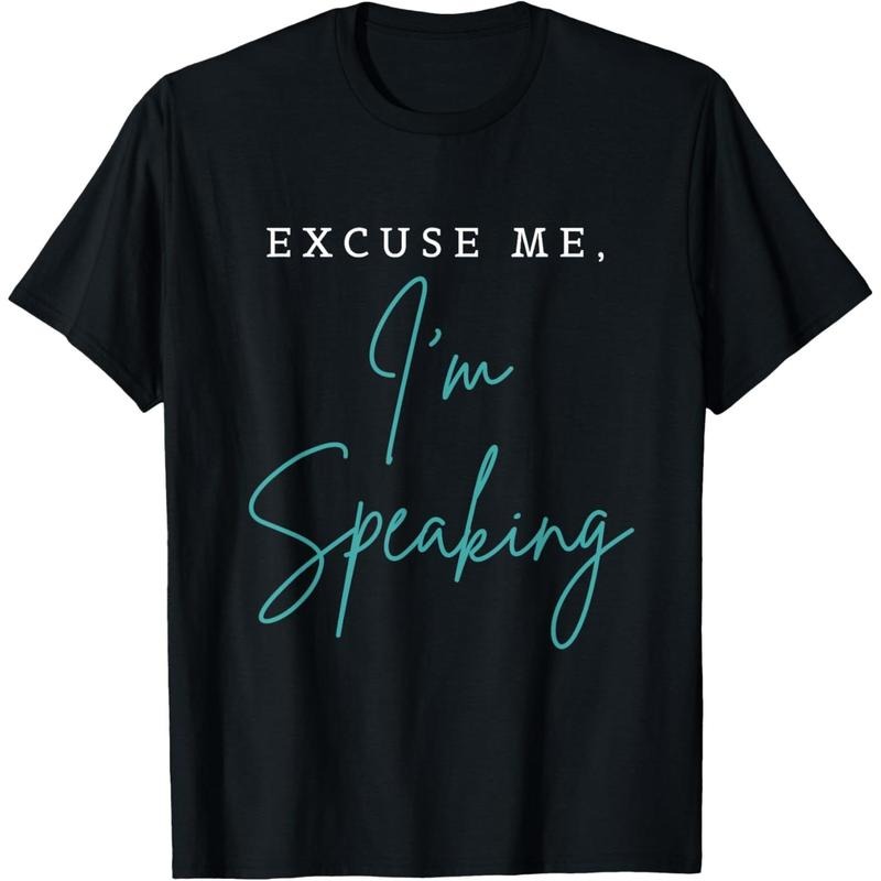 Excuse Me I'm Speaking Funny Kamala Harris Joe Biden Trump T-Shirt made in usa Hoodie Sweatshirt | PrintMintTees.com