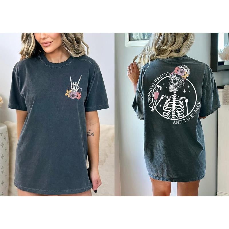 Expensive Difficult And Talks Back Shirt Sarcastic Wife Shirt Mom Life Sweatshirt Retro Wife Shirt Mothers Day Gifts...