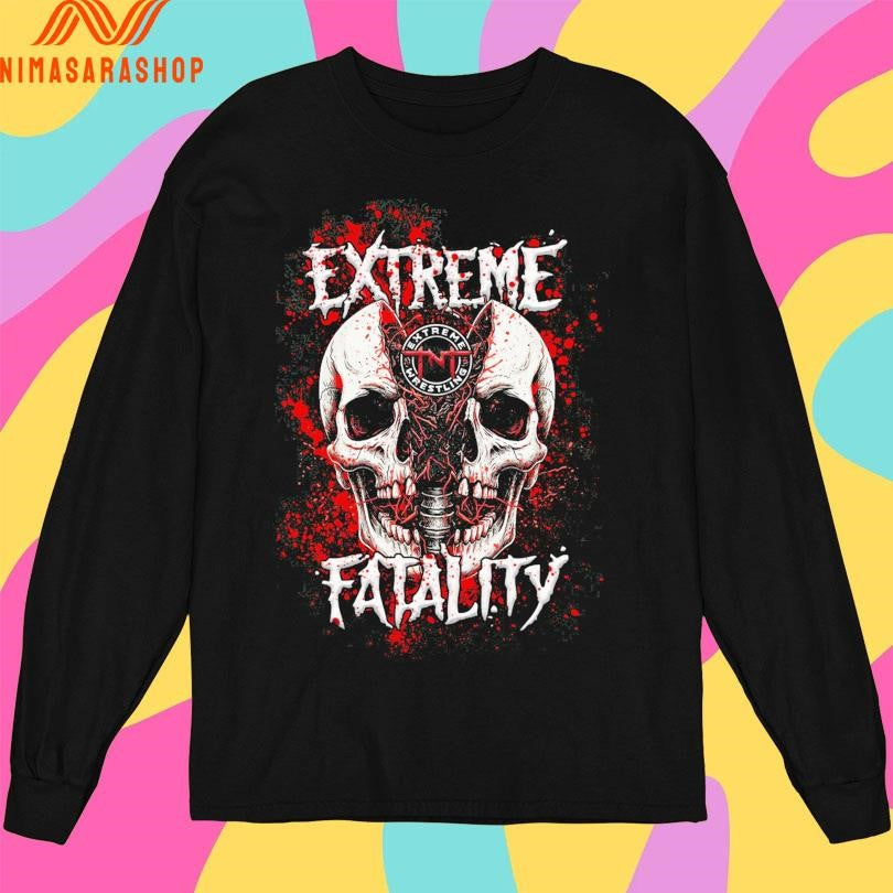 Extreme Fatality TNT Extreme Wrestling 2026 Skull Shirts