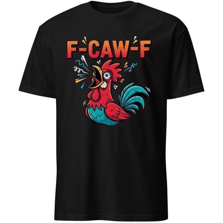 F-Caw-F Chicken Lover Tee | FCAWF Rooster Humor Shirt for Farmers and Poultry Fans Horizon Red Hoodie Sweatshirt