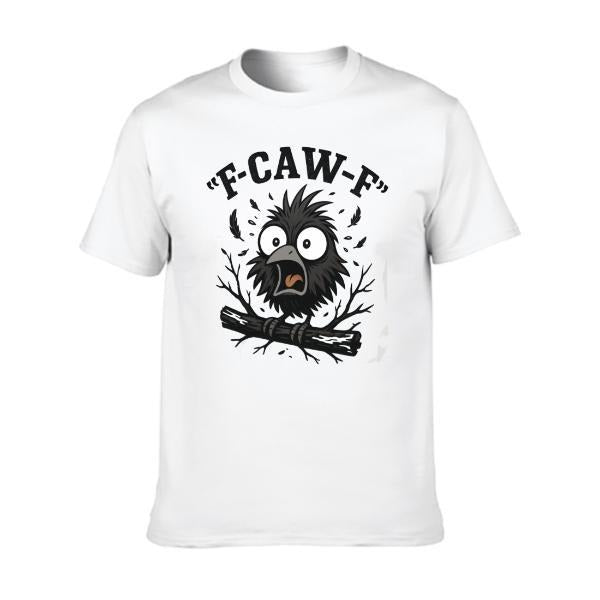 F-Caw-F Shirt, Funny Sassy Raven Shirt, Gothic Bird Art T Shirt, Funny Crow Shirt, Black Crow Moonlit Raven Shirt, Sassy...