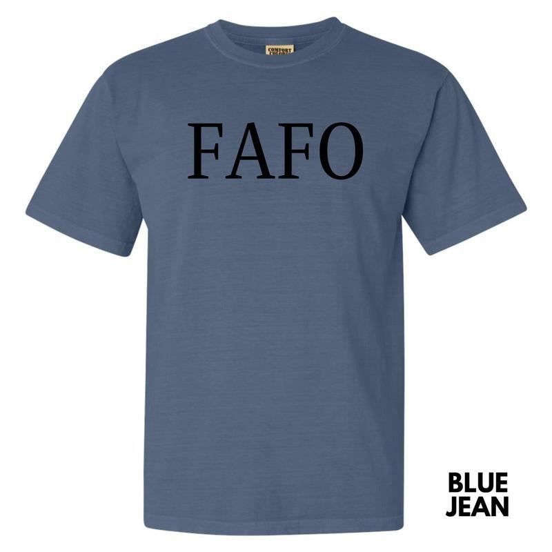 FAFO Comfort Colors T-Shirt 'NLB' Hoodie Sweatshirt | PrintMintTees.com