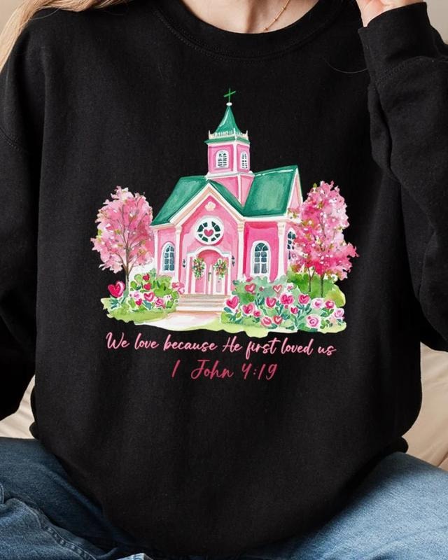 FIRST LOVED FOREVER LOVED Unisex NuBlend Crew Sweatshirt Shirt Hoodie | PrintMintTees.com