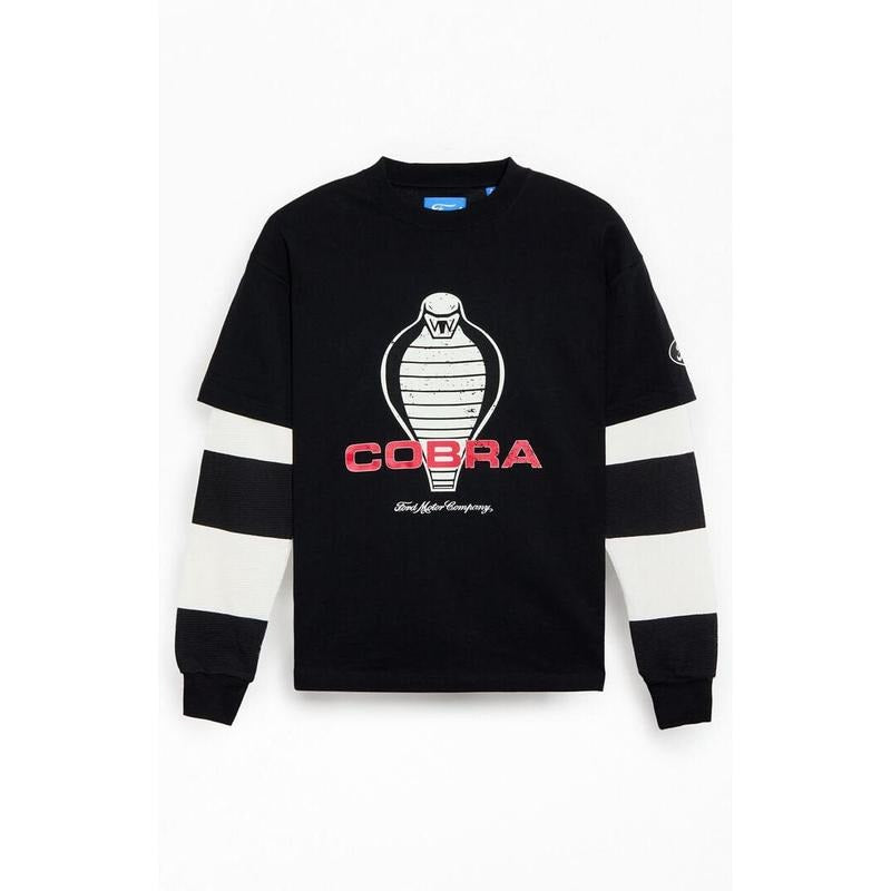 FORD Men's Cobra 2fer Long Sleeve T-Shirt - Multicolor Hoodie, Sweatshirt | PrintMintTees.com
