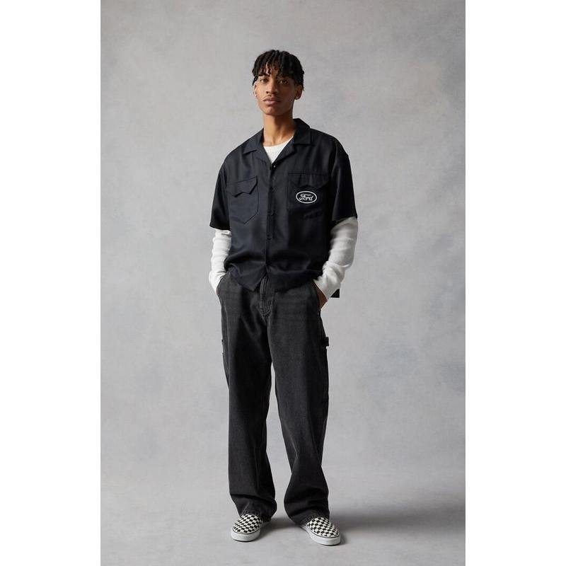 FORD Men's Western Button Down Shirt Hoodie, Sweatshirt | PrintMintTees.com