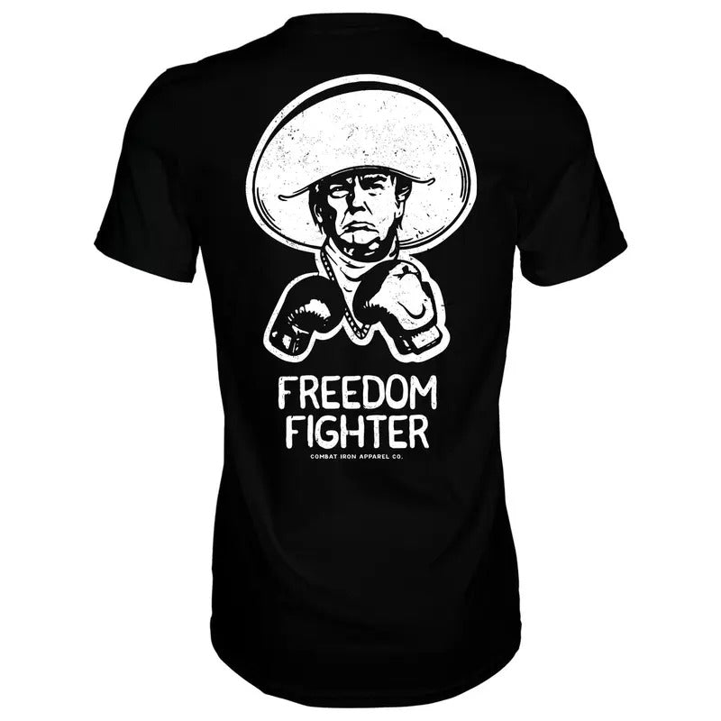 FREEDOM FIGHTER COWBOY DONALD MEN'S T-SHIRT Hoodie Sweatshirt | PrintMintTees.com
