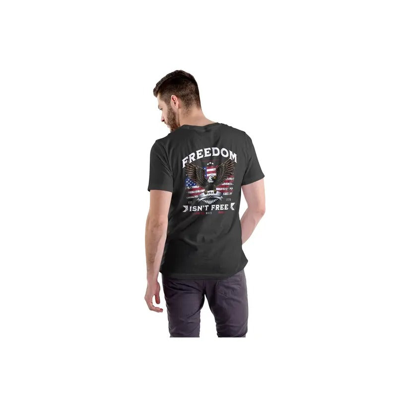 FREEDOM ISN'T FREE, short sleeve shirt Hoodie Sweatshirt | PrintMintTees.com