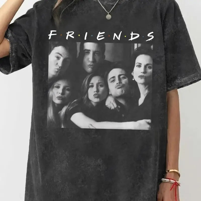 FRIENDS T-SHIRT, VINTAGE Movies T-Shirt, Funny Graphic Tees, Vintage Men's Top