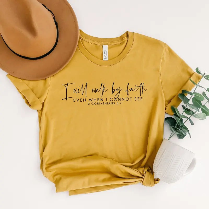 Faith Shirt Christian T Shirt Christian Shirts Bible Verse Easter Gift Easter Shirt Christian Tshirts Religious Gifts...