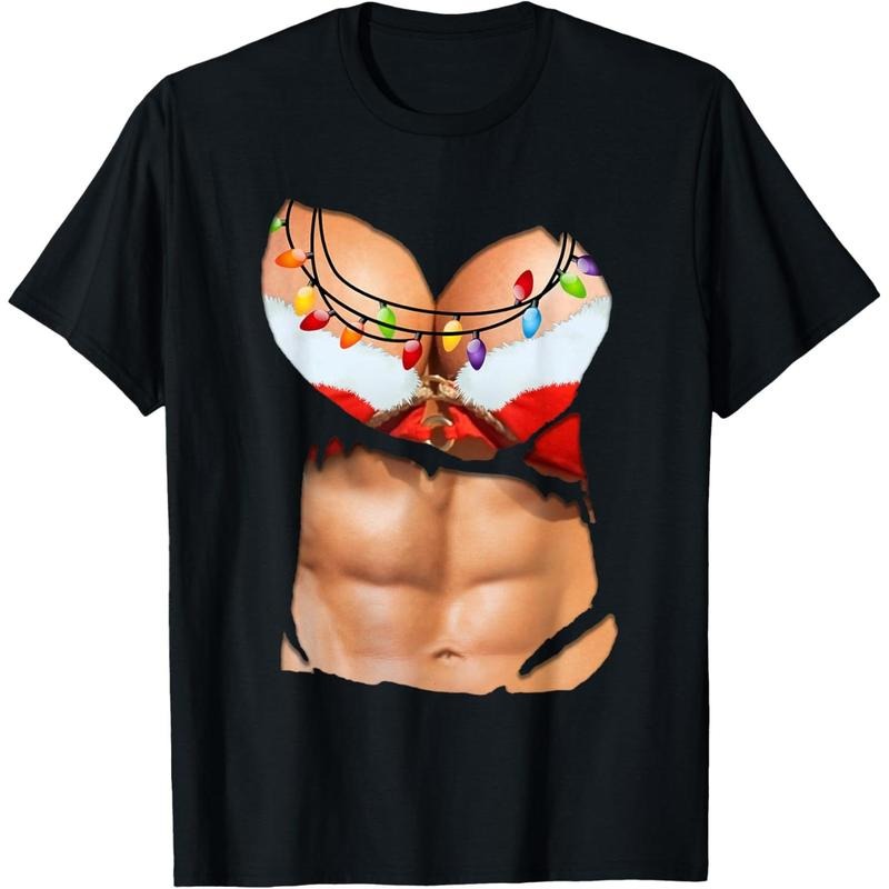 Fake Abs Shirt Funny Bikini Body Muscle Six Pack 3D T-Shirt T-Shirt made in usa Hoodie Sweatshirt | PrintMintTees.com