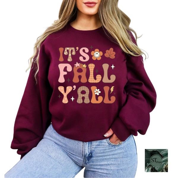 Fall Bundle Includes Crewneck Sweatshirt & Hooded Sweatshirt T-Shirts, Hoodie | PrintMintTees.com
