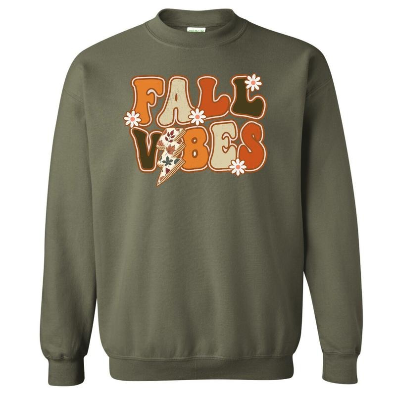 Fall Floral Vibes Sweatshirt 'NLB' Shirt Hoodie | PrintMintTees.com