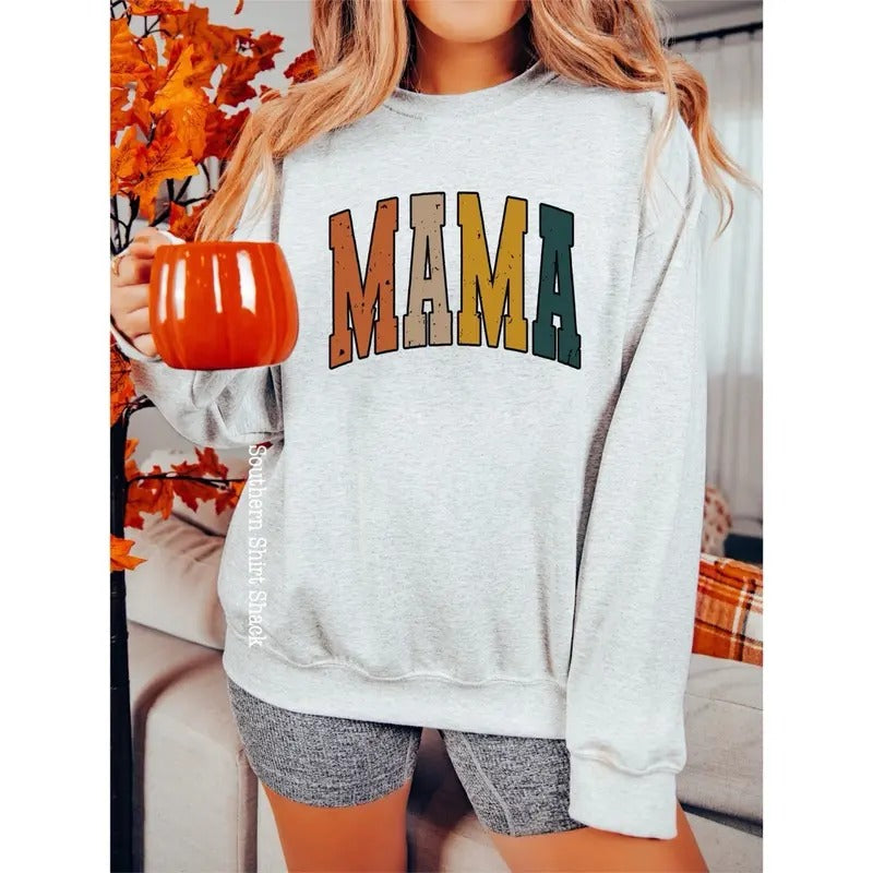 Fall Mama Sweatshirt Shirt Hoodie | PrintMintTees.com