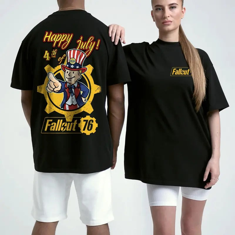 Fallout Happy 4th of July Shirt Sweatshirt Hoodie | PrintMintTees.com