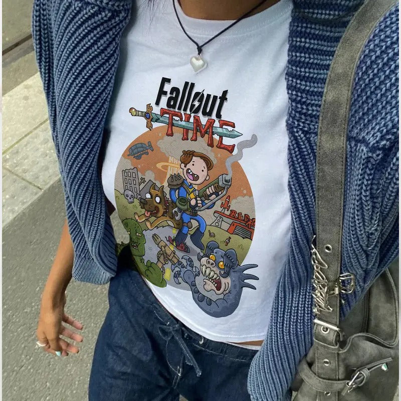 Fallout Time Vintage Unisex Shirt Sweatshirt Hoodie | PrintMintTees.com
