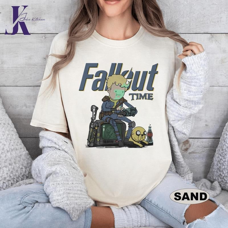 Fallout Time Vintage shirt, Fallout Nuka-Cola T-shirt Hoodie Sweatshirt | PrintMintTees.com