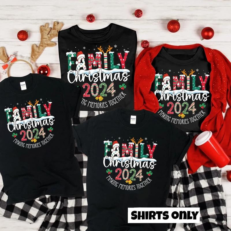 Family Christmas 2025 T-shirt, Christmas Matching Shirt, Family Tee, Christmas Gift for Family, Holiday Shirt Hoodie,...