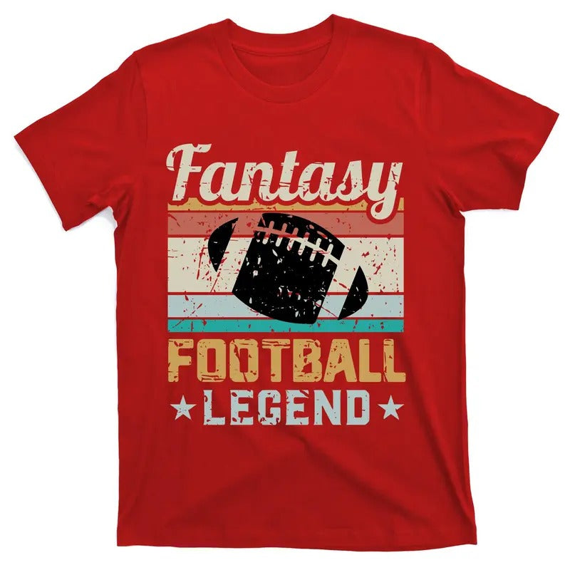 Fantasy Football Legend Retro Style Funny FFB League T-Shirt Hoodie Sweatshirt | PrintMintTees.com