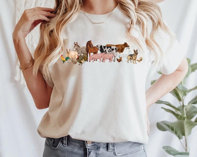 Farm Animal Shirt Lover Hoodie Sweatshirt | PrintMintTees.com