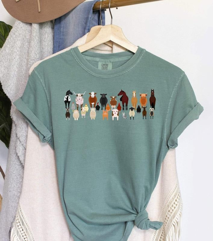 Farm Animals Lover T-Shirtstyle{n002}3 T-Shirts, Hoodie, Sweatshirt | PrintMintTees.com