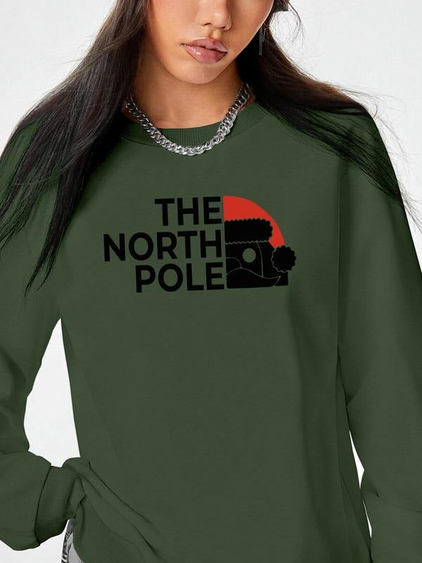 Fashion Casual Floral Letter Print Long Sleeve Round Neck Pullover Sweatshirt, Available in 7 Colors, Perfect for Fall &...