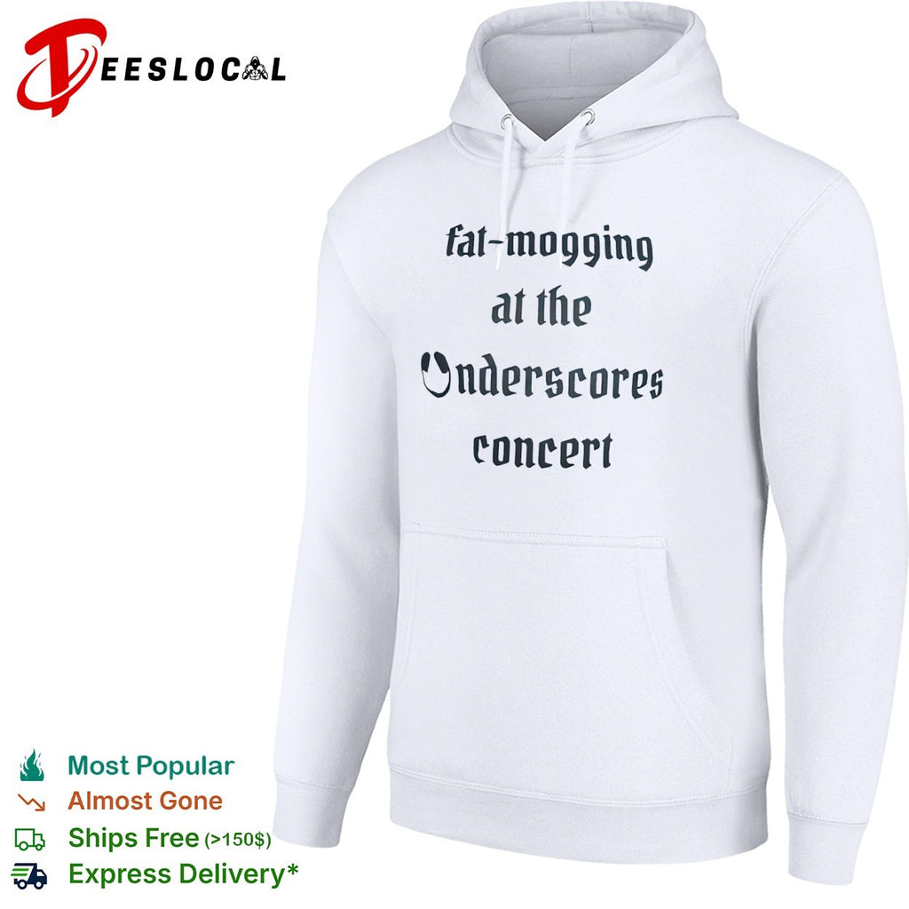 Fat-mogging at the Onderscores concert shirt