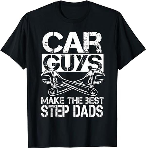 Stepdad Car Guys Make Best Step Dads Auto Mechanic Step Dad Menswear Casual Cotton Shirt Hoodie Sweatshirt