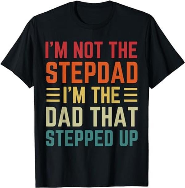 Stepdad I'M Not Step Dad I'M Dad That Stepped Up Menswear Casual Cotton Shirt Hoodie Sweatshirt