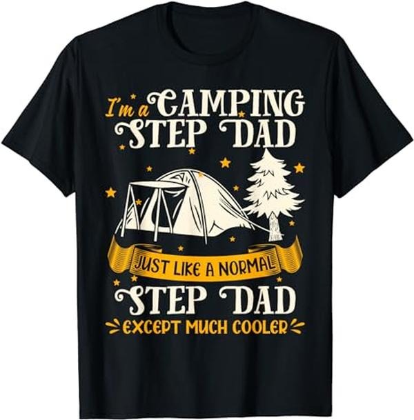 Father's Day T-Shirt, Gifts For Stepdad, Much Cooler T-Shirt Menswear, Father's Day Gift Casual Cotton Top Basic Hoodie...