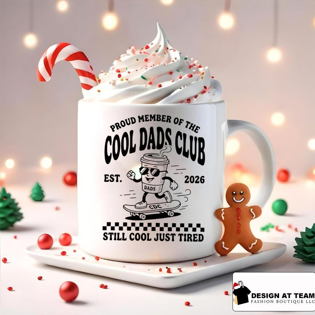 Fatherhood Proud Member of The Cool Dads Club still cool just tired est 2026 shirt