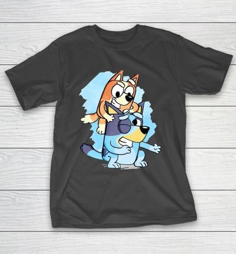 Fathers Blueys Dad Mum Love Funny T-Shirt Hoodie Sweatshirt | PrintMintTees.com
