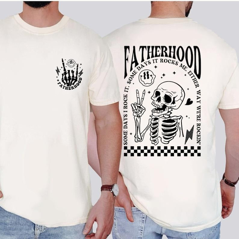 Fathers Day Shirt, Cool Fatherhood Colors Shirt, Dad Shirt, Grandpa Gift, Dad Gift, Husband Gift, Fathers Day Gift, Gift...