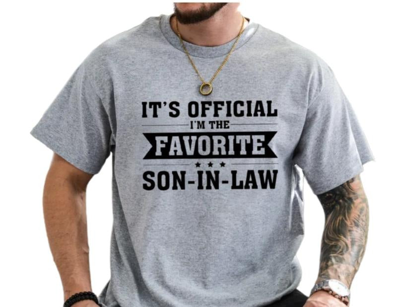Favorite Son In Law Shirt, Gift For Son In Law, Tshirt For Wedding Gift, B*st Sil Ever Birthday Gift From Mother In Law,...
