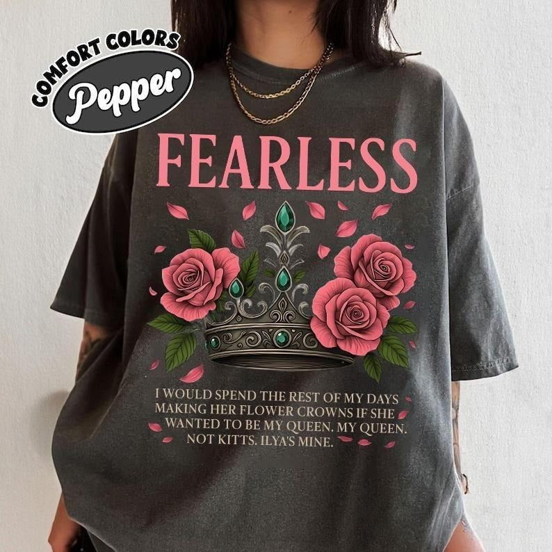 Fearless Comfort Colors Shirt, KingDom of ILYA, Reckless, Powerless Inspired Shirt, Lauren Roberts Merch, Kai And Paedyn...