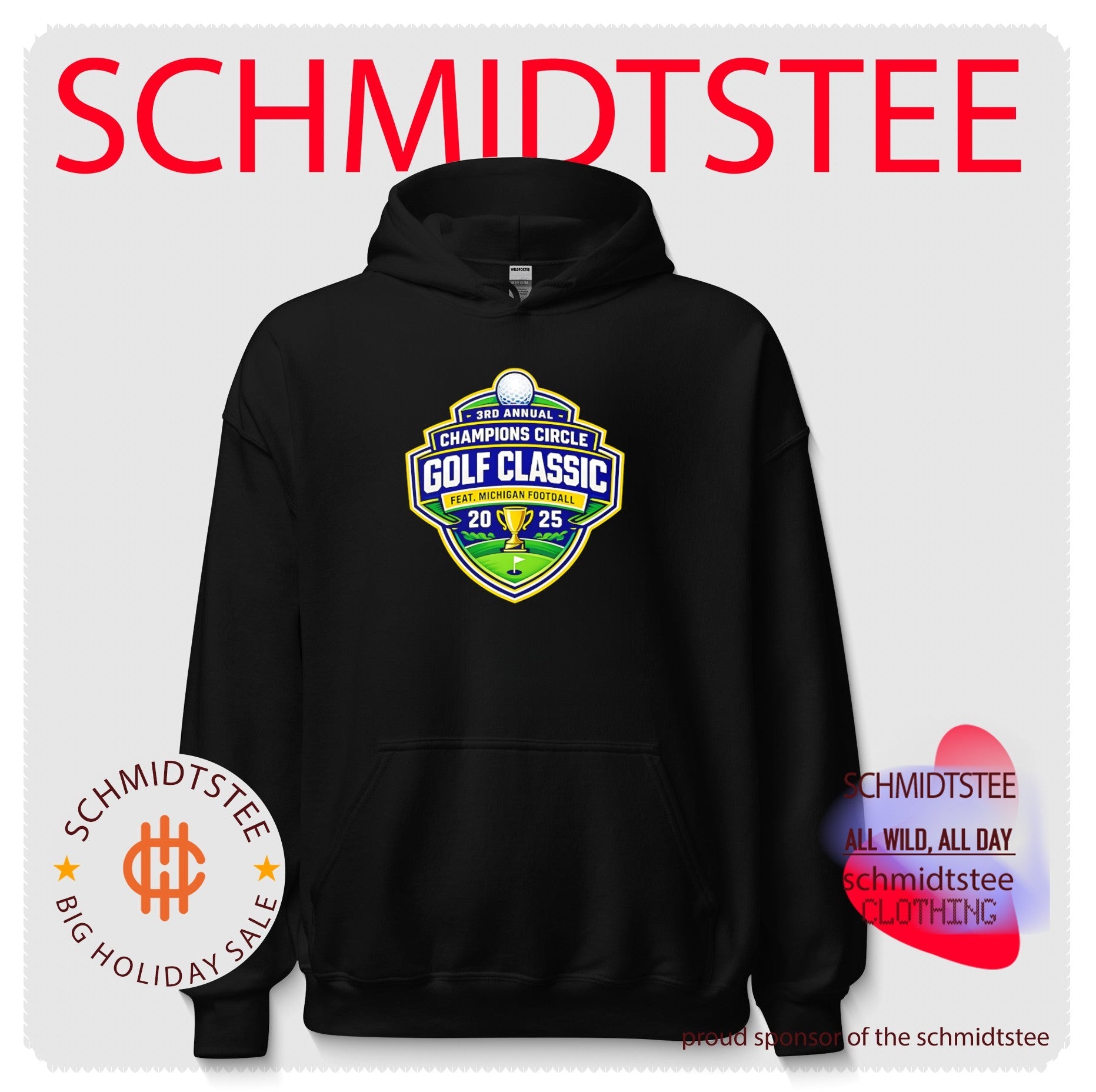 Feat Michigan Football 3rd Annual Champions Circle Golf Classic 2026 logo shirt