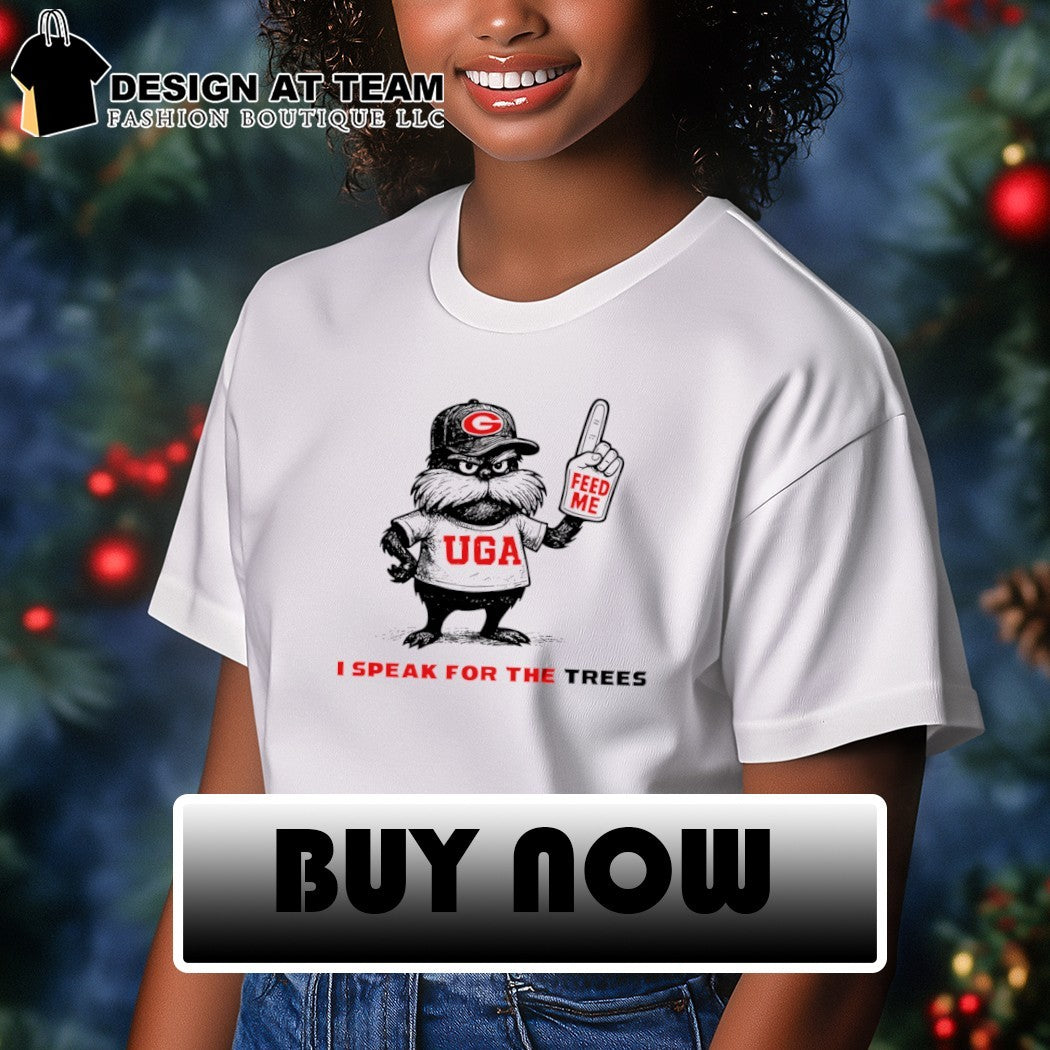 Feed the Trees Georgia Bulldogs baseball I speak for the trees shirt