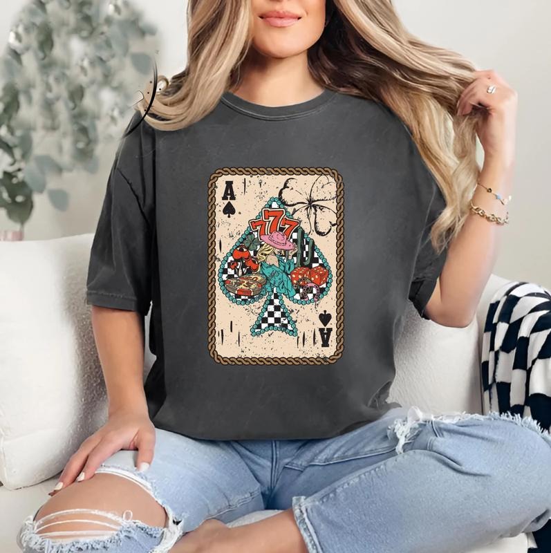 Feeling Lucky T-shirt | Neon Western T-shirt | Turquoise shirt | Trendy Country | Retro Western tee Hoodie Sweatshirt