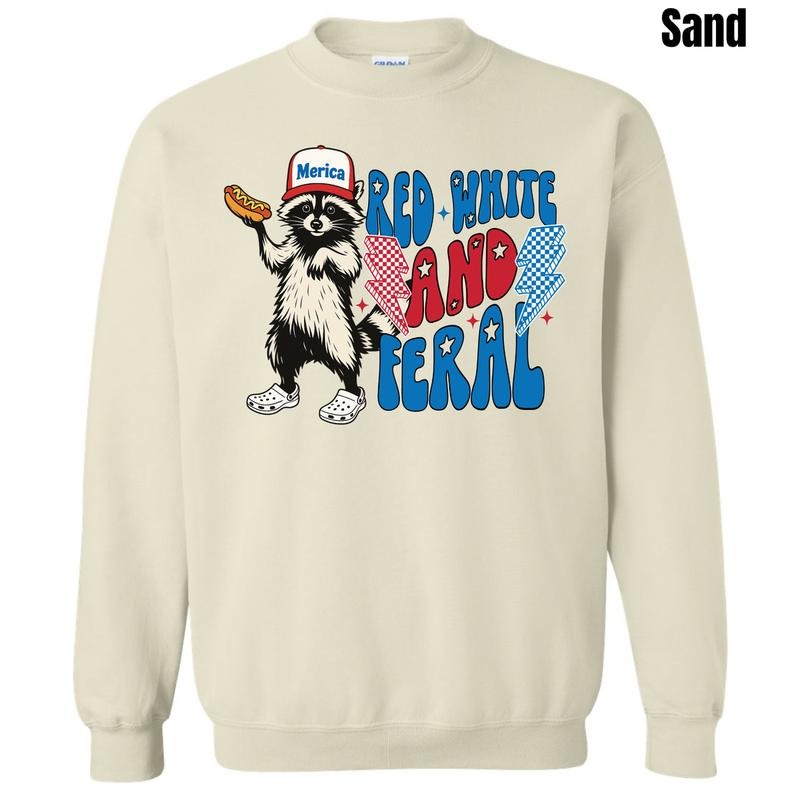 Feral America Sweatshirt 'NLB' T-Shirts, Hoodie | PrintMintTees.com
