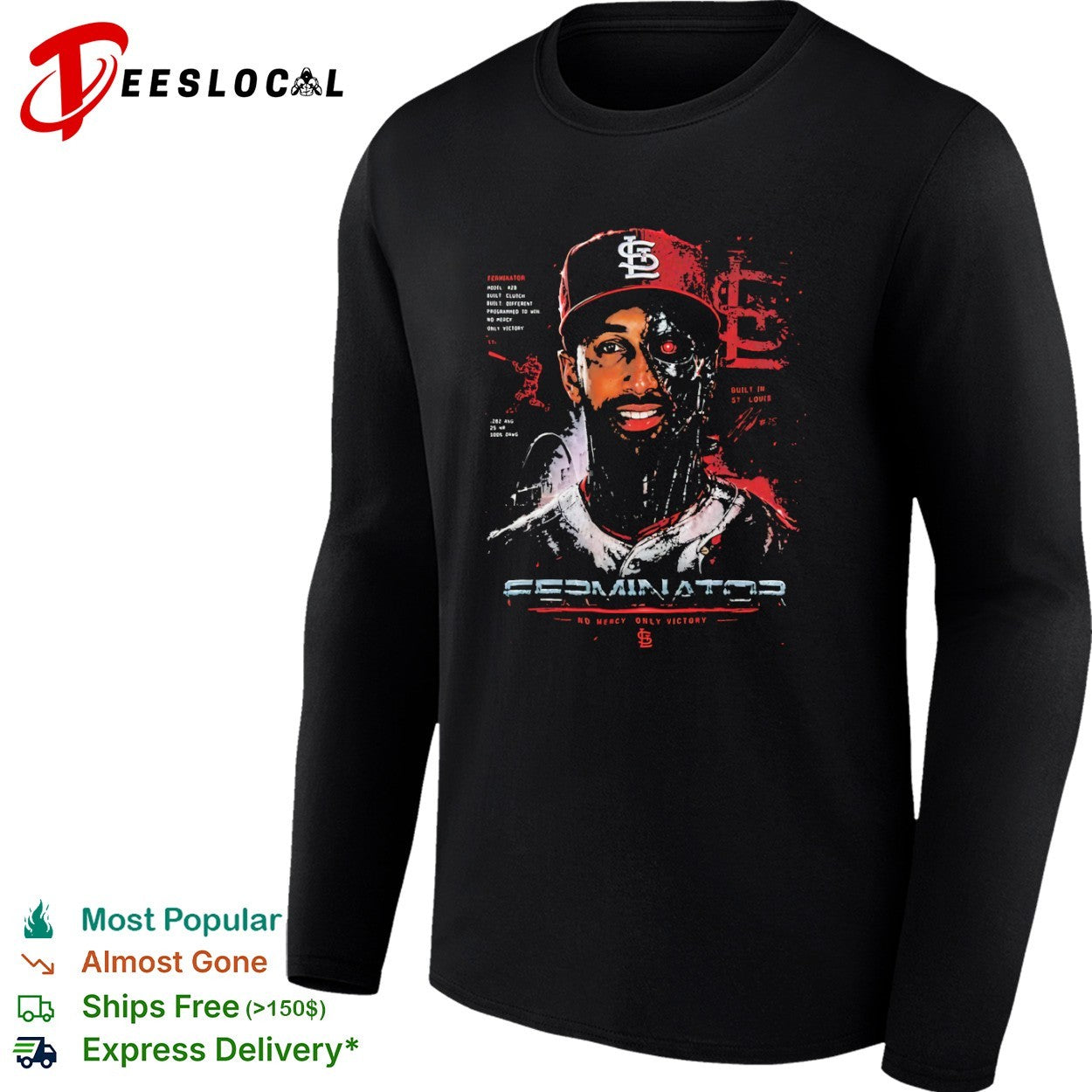 Ferminators Nolan Gorman St Louis Cardinals MLB Terminator shirt