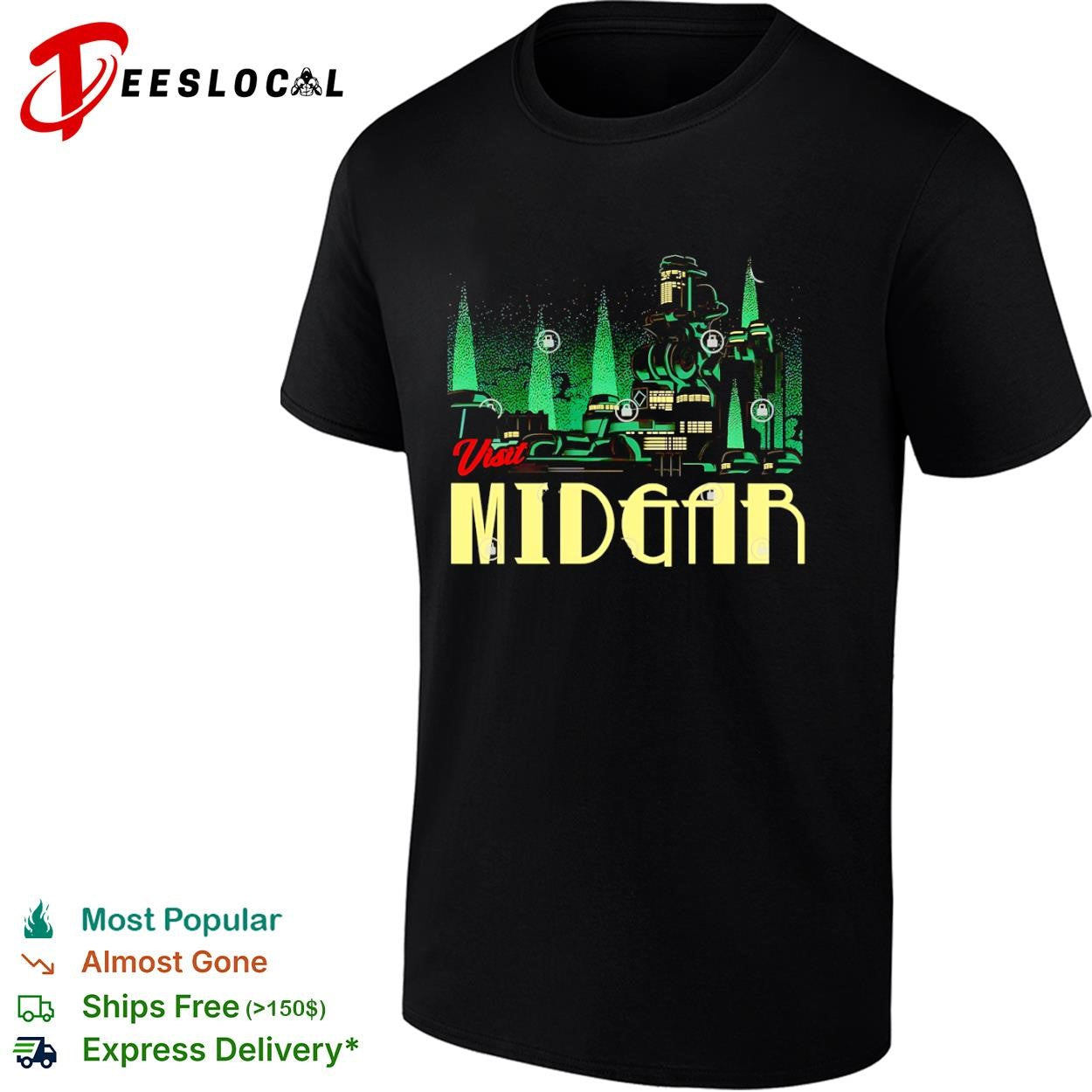 Final Fantasy Visit Midgar shirt