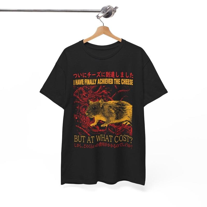 Finally Achieved the Cheese Rat T-Shirt Hoodie Sweatshirt | PrintMintTees.com