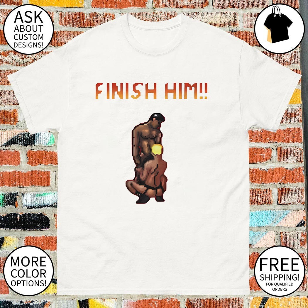 Finish him gayming LGBT Gamer shirt