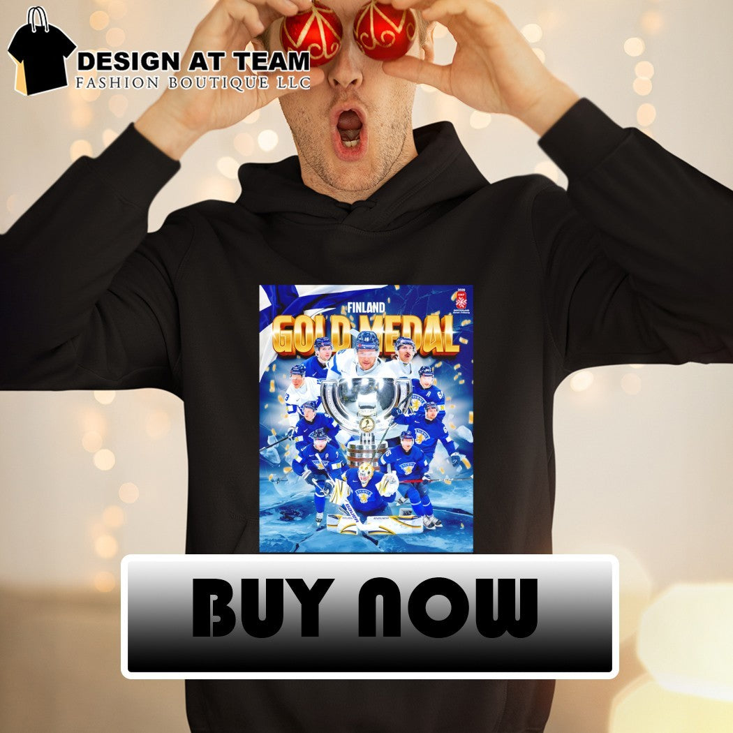 Finland Gold Medal Men’s National Ice Hockey Team 2026 poster shirt